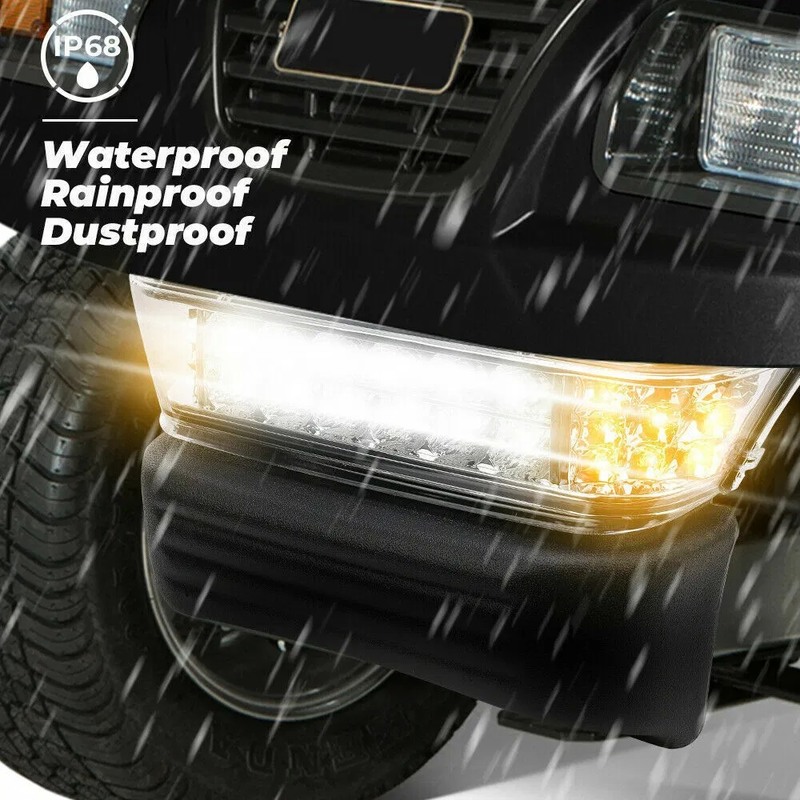 LED Light Kit for Club Car Precedent (2008.5-Up) with 12-48 Volts Operation and 10,000+ Operating Hours