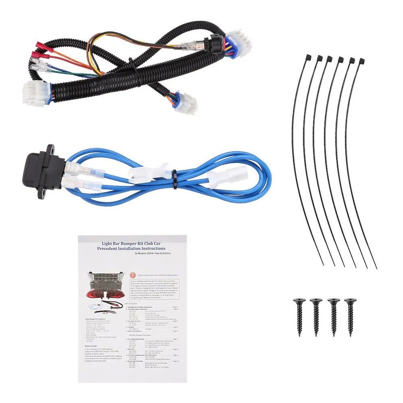 LED Light Kit for Club Car Precedent (2008.5-Up) with 12-48 Volts Operation and 10,000+ Operating Hours